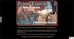 Desktop Screenshot of grannysphonesexbrothel.com